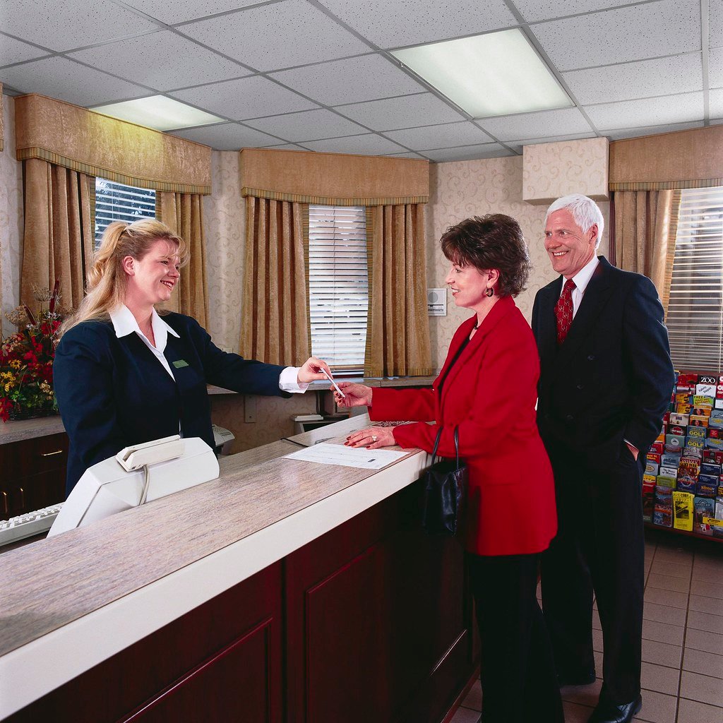 Recepción del hotel
